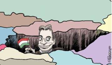orbán karikatúra