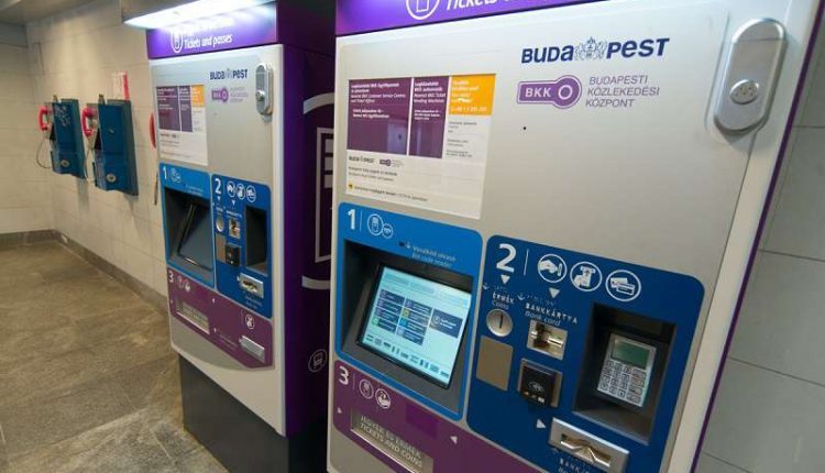 BKK jegyautomaták