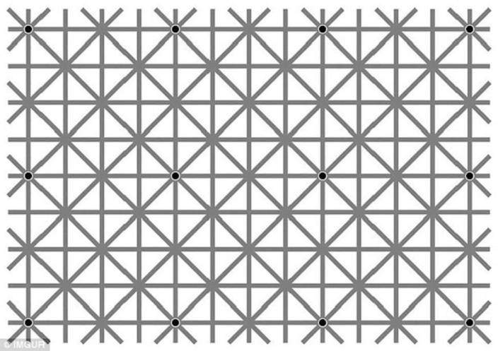 Hány fekete pontot lát a képen? Szinte lehetetlen megoldani, csak keveseknek sikerül…