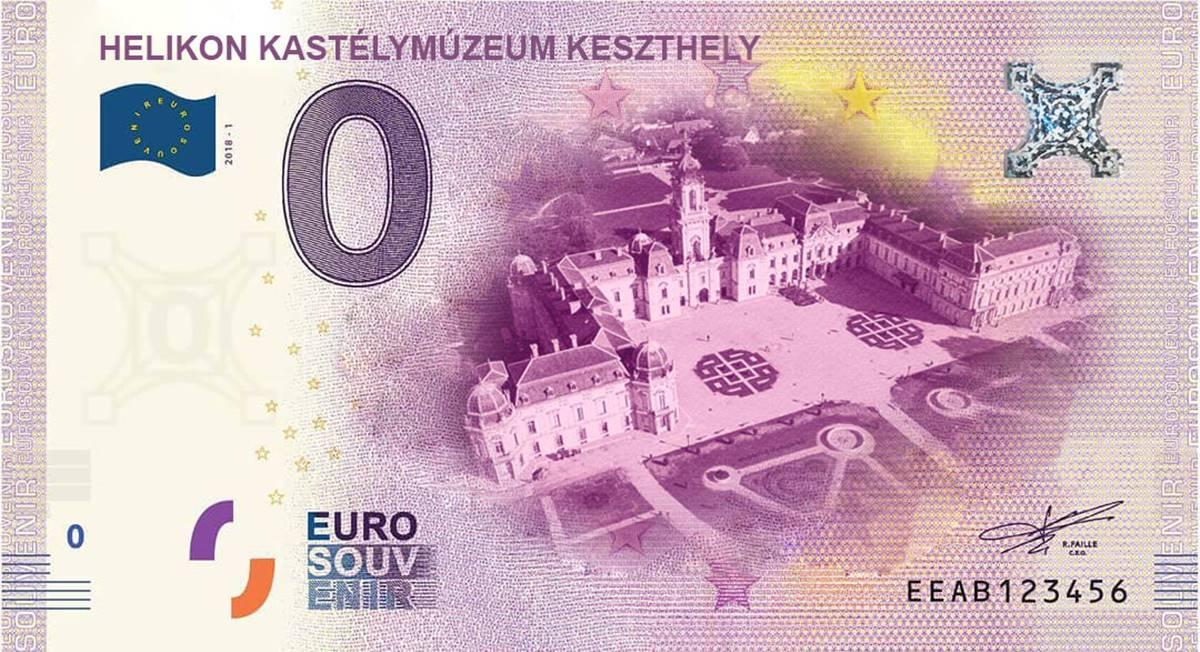 Nulla eurós bankjegy, magyarországi nyomattal!
