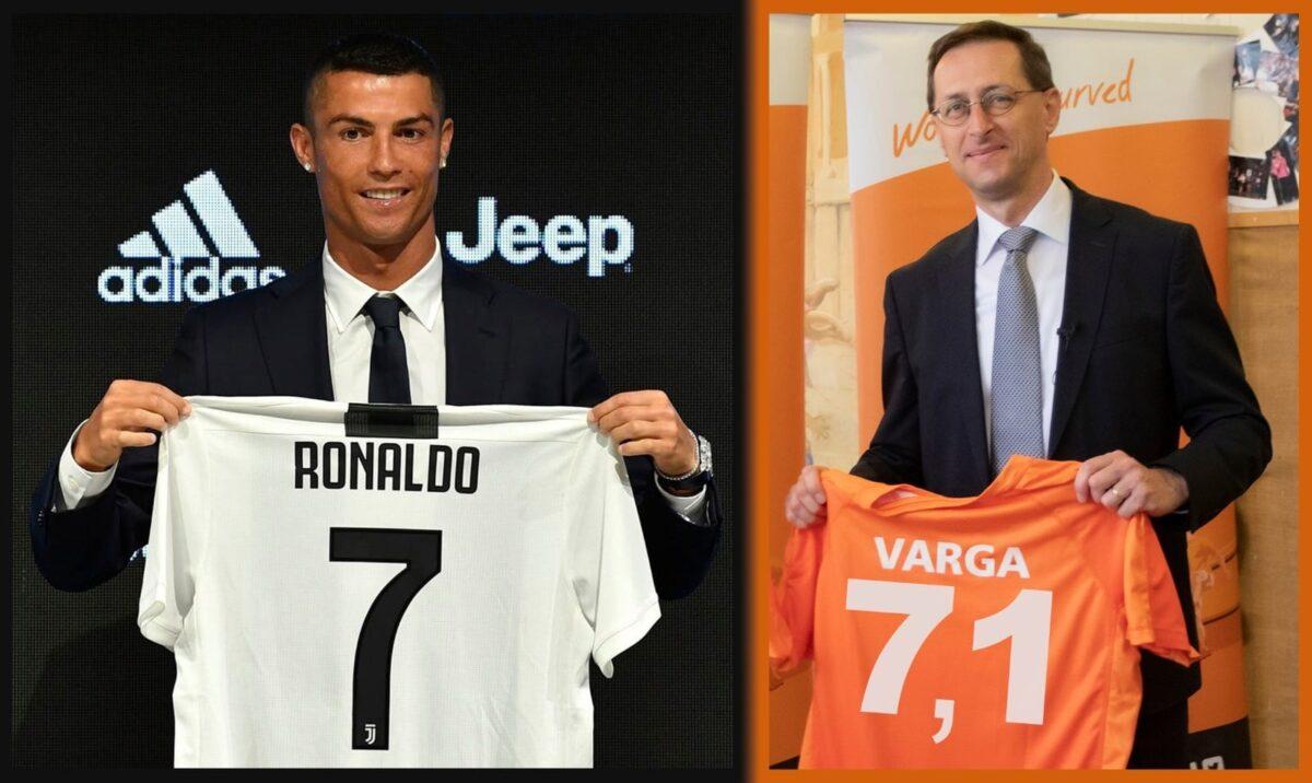 Varga úr, tessék mondani, Ronaldo melyik egytizedével méltóztatik több lenni?