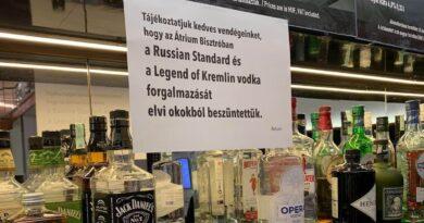 Az orosz vodka árusítás "elvi okokból" beszüntetve! - Ki-ki a maga eszközével "statuál"!