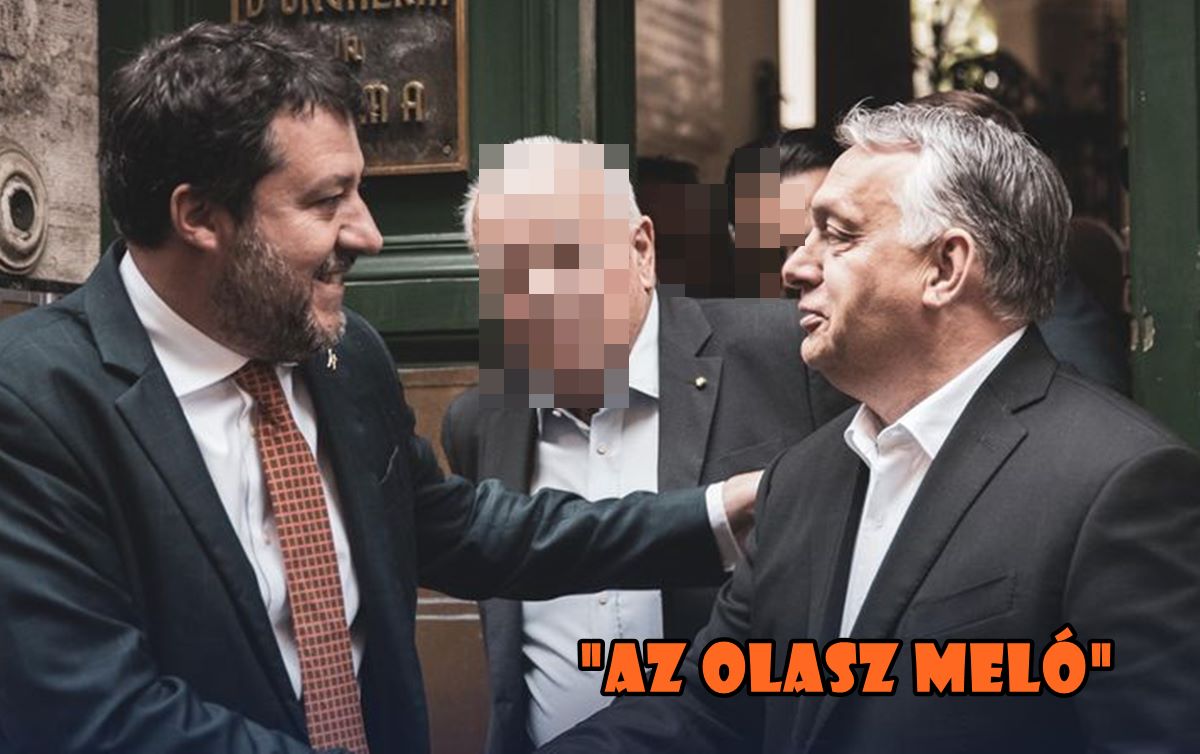 Orbán Viktor és az "olasz meló" - Ha már arra járt..... - Egy kommentelő: "a kép címe lehetne: Keresztapák találkozása"