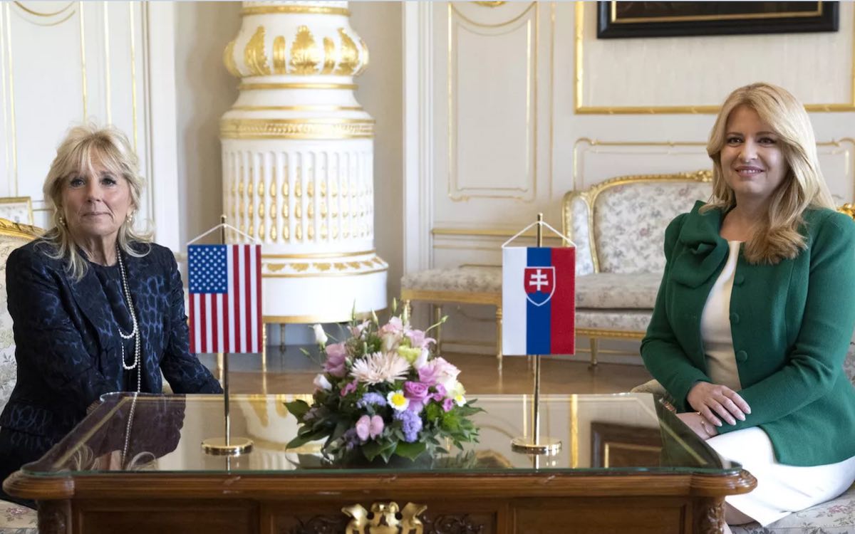 Jill Biden Ungváron találkozott Zelenszkij feleségével