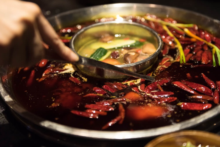 Sichuan hot pot