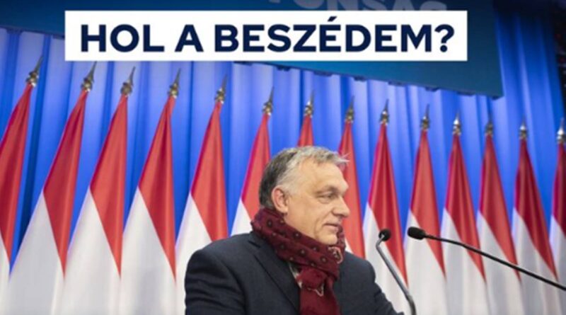 De izgi! Orbán miniszterelnök "közönség-felajzás közben" elkeverte a beszédét, de reméljük, délután 3-ra helyreáll a rend