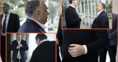 Orbán munkalátogatása Vucic billiárdasztalánál