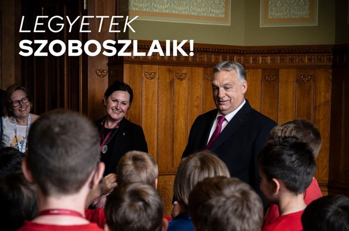 Orbán "gyerekelt" egyet és életre szóló tanáccsal látta el őket: legyetek Szoboszlaik!