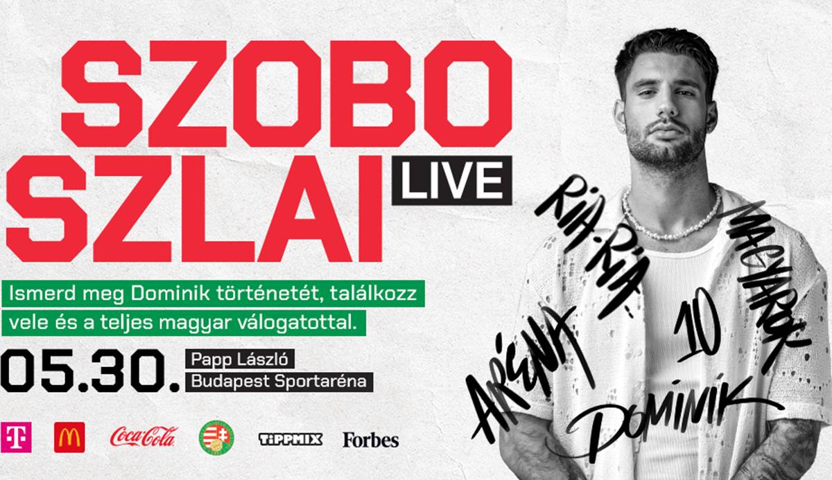 Interaktív Szoboszlai Live - Szívjon egy levegőt a "mesterrel" 9.900 - 149.900 forintért