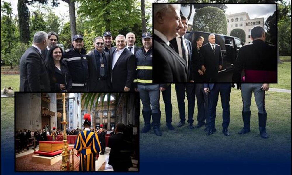 Még mondja valaki, hogy Orbánnal senki nem akart Ferenc pápa temetésén közös képen szerepelni!