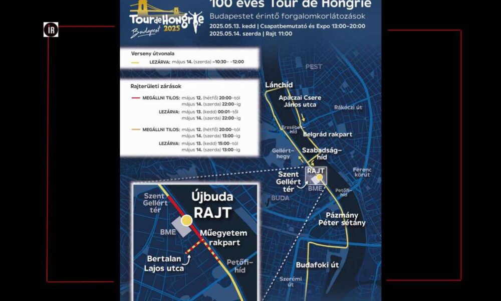 Kedden, szerdán Budapesten ne megszokásból közlekedjen! - Bringás reggeli és Tour de Hongrie