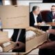 Orbán Viktor díszdobozban megkapta az utolsó parajdi sótéglát