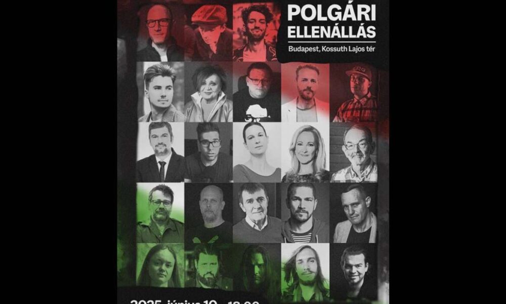 „Polgári Ellenállás” – Tüntetés a Kossuth téren, nézze itt élőben