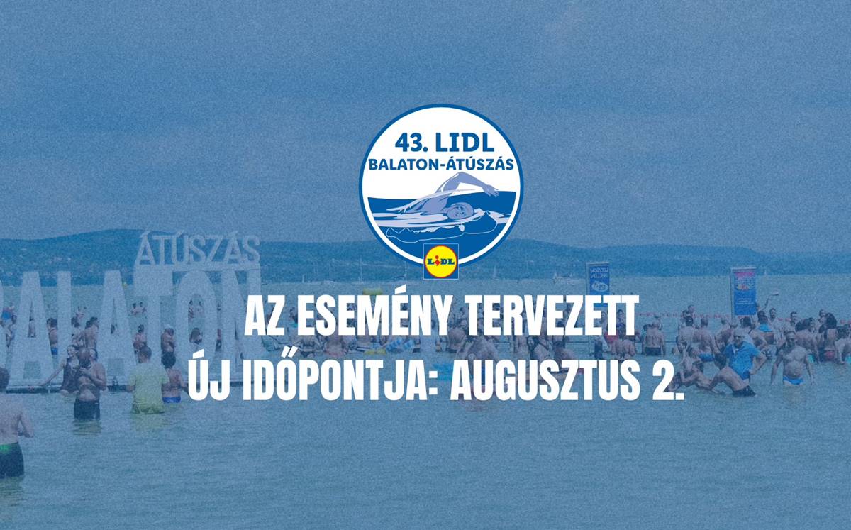 Balatonátúszás vihar okán elnapolva!